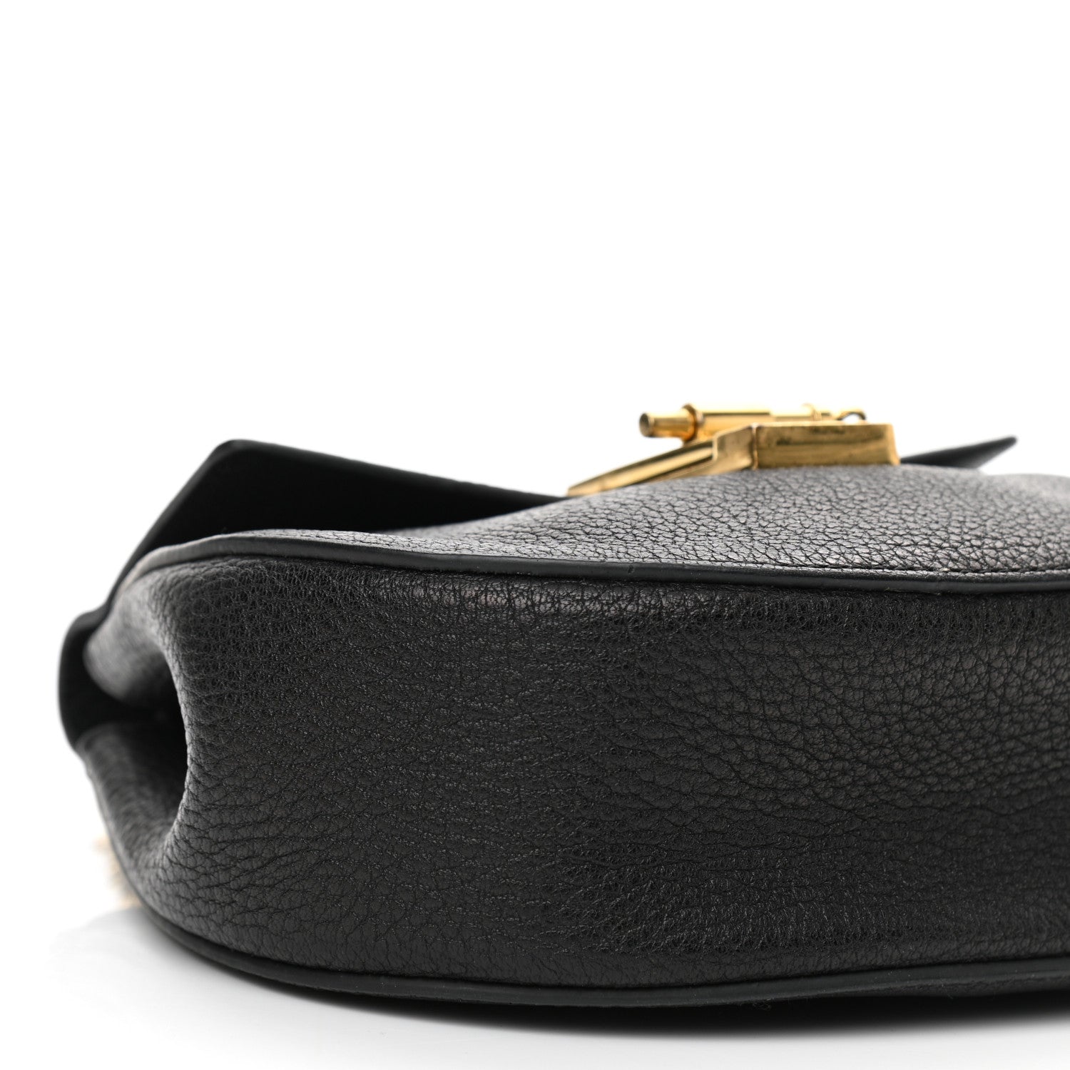 Chloe Goatskin Mini Drew Shoulder Bag Black 8 of 11
