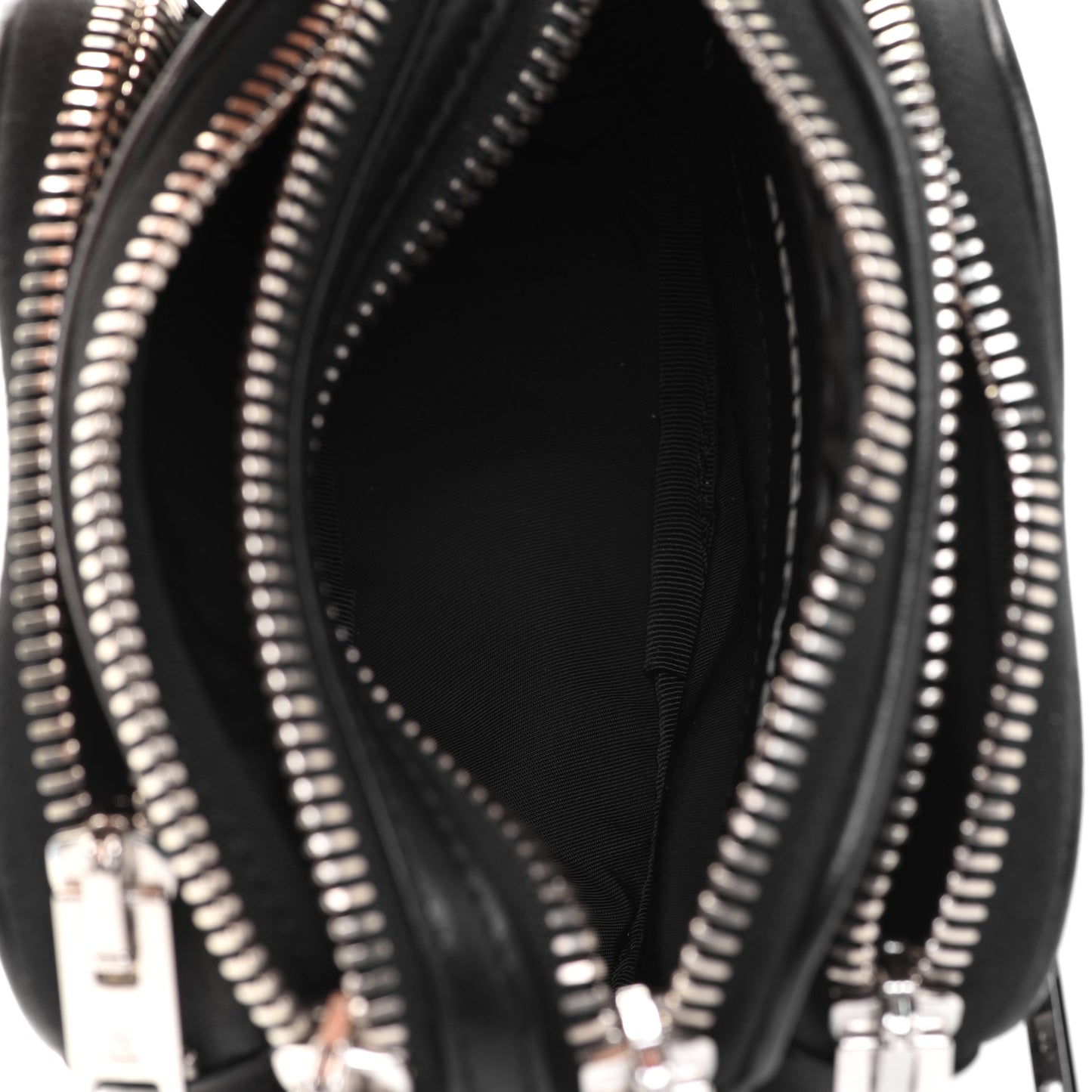 Lambskin Mini Brenda Camera Bag Black