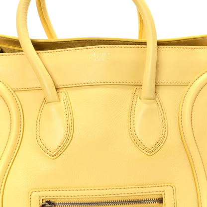 Celine Smooth Calfskin Mini Luggage Citron 7 of 11