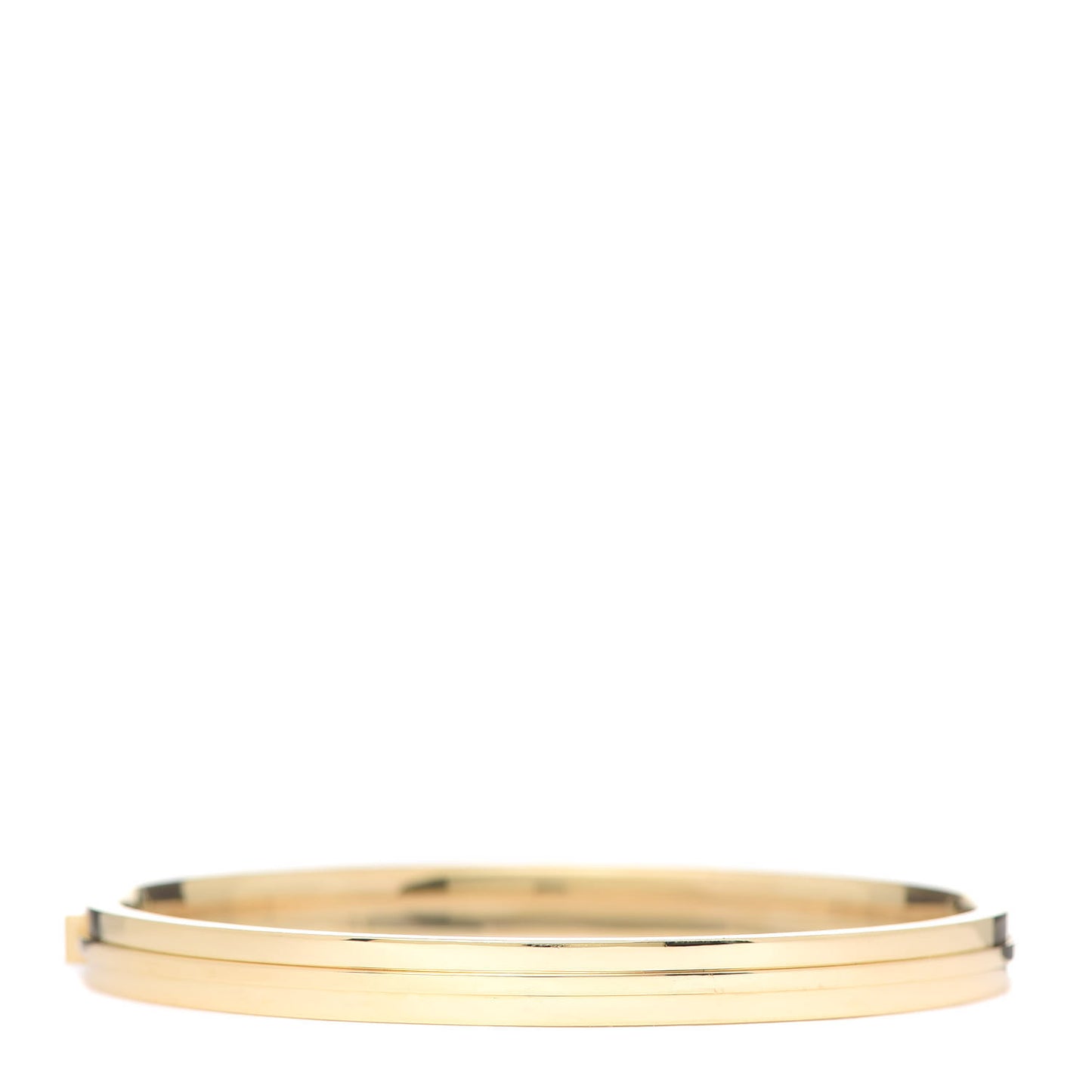 18K Yellow Gold Diamond T Hinged Pave Bracelet