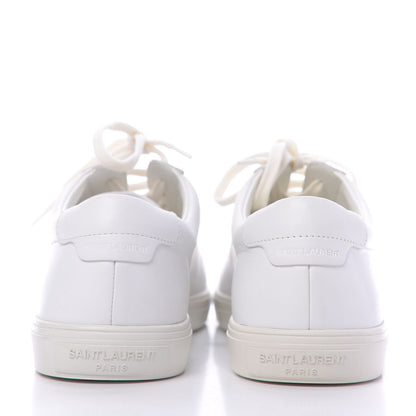 Saint Laurent Calfskin Andy Low Top Sneakers 41 Blanc Optique 7 of 10