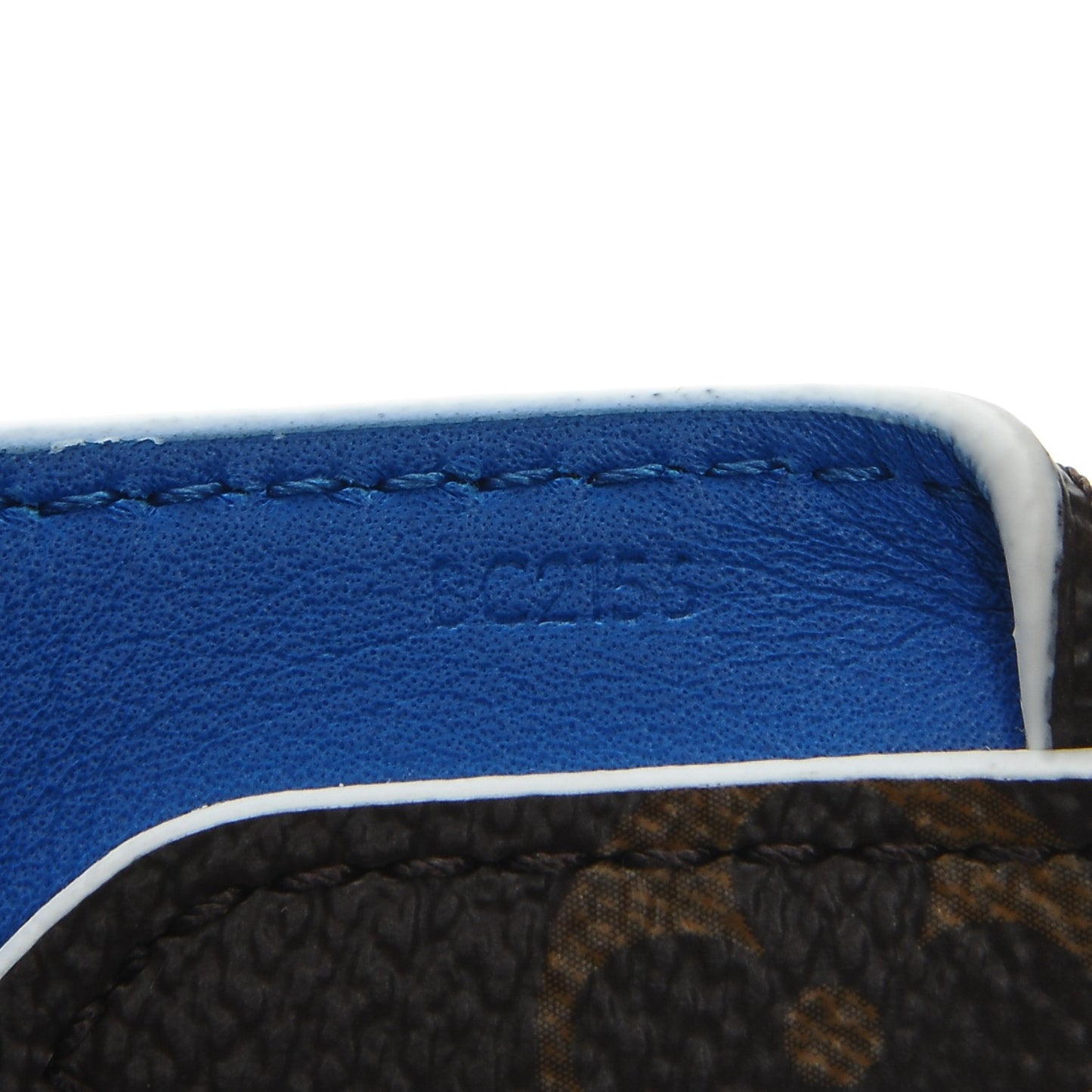 Monogram Bandouliere Shoulder Strap Blue