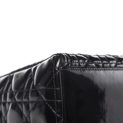 Christian Dior Patent Cannage Medium Lady Dior Black 8 of 8