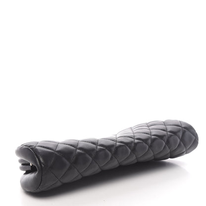 Chanel Lambskin Quilted Timeless Clutch Black 4 of 13