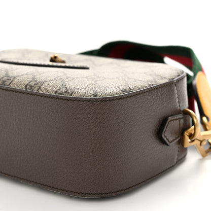 Gucci GG Supreme Monogram Web Neo Vintage Shoulder Bag Beige New Acero Crop 10 of 11