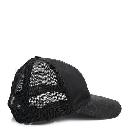 Gucci Nylon Monogram Baseball Hat M Black 5 of 9