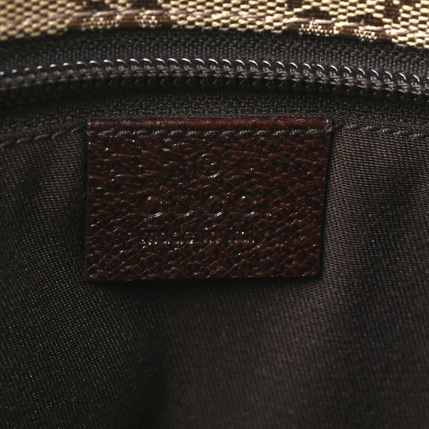 Monogram Web Small Flat Messenger Crossbody Dark Brown