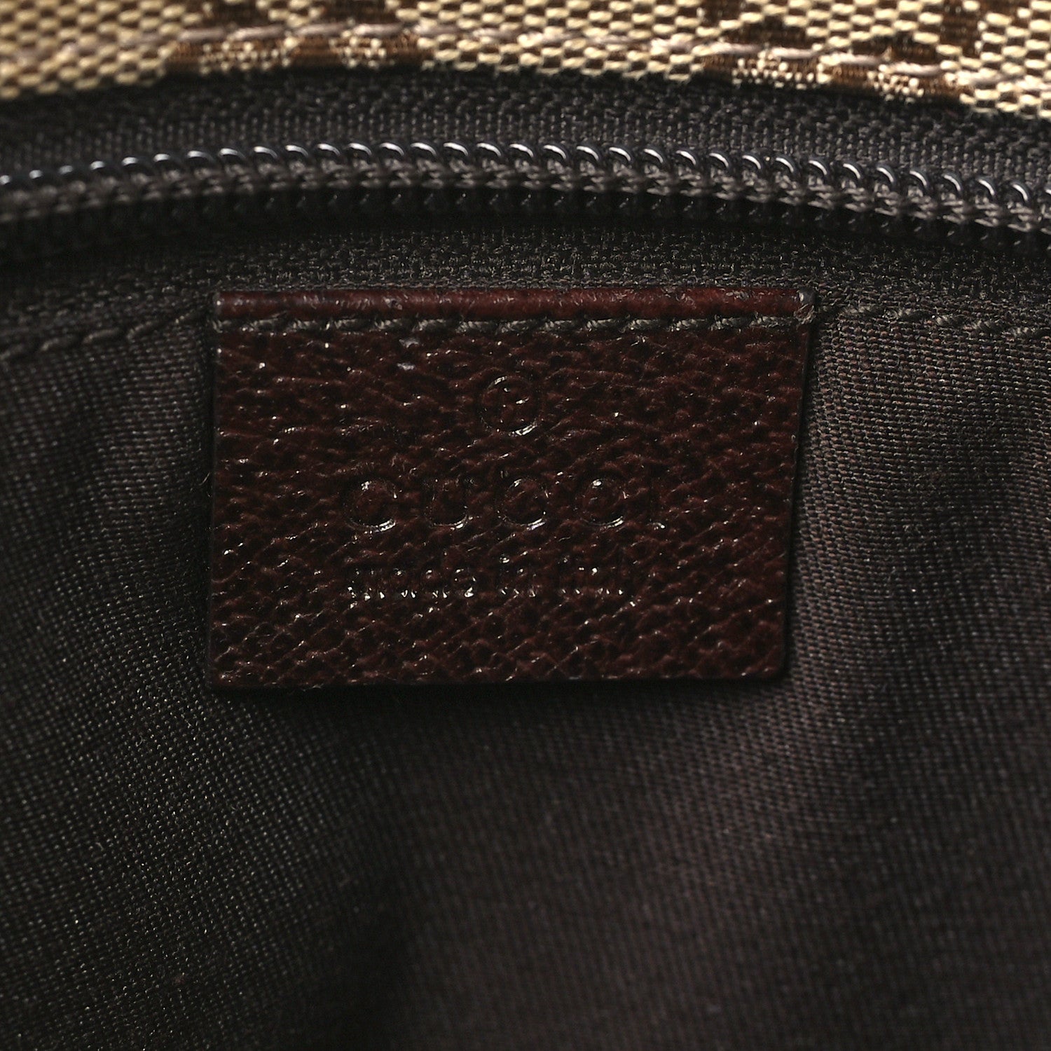 Gucci Monogram Web Small Flat Messenger Crossbody Dark Brown 6 of 9
