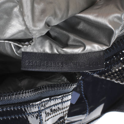 Fendi Patent Mesh Crossword Bag Navy 6 of 8