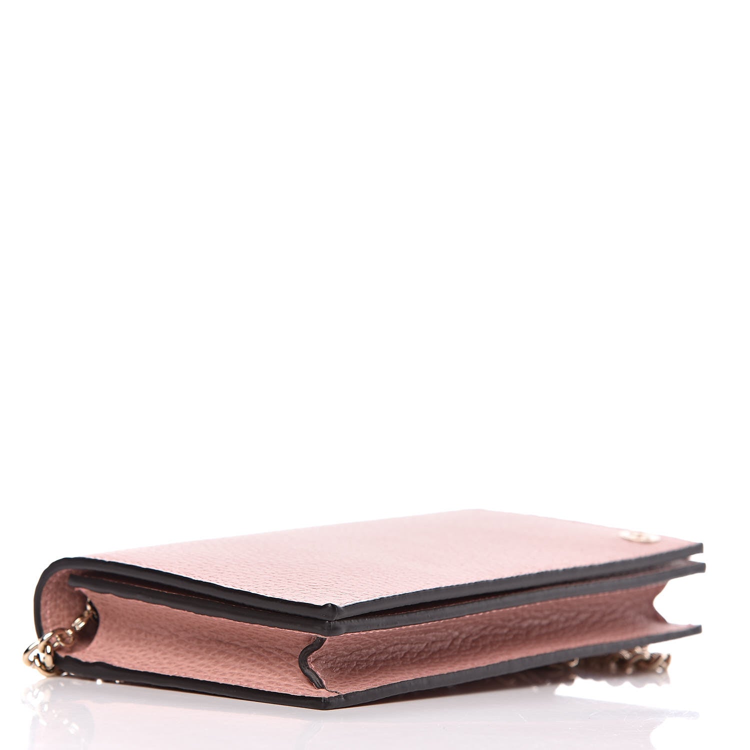 Gucci Dollar Calfskin Medium Betty Chain Wallet Soft Pink 4 of 9
