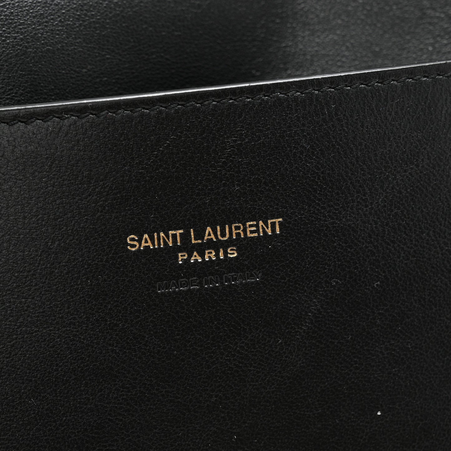 Smooth Calfskin Suede Medium Reversible Monogram Kate Satchel Black