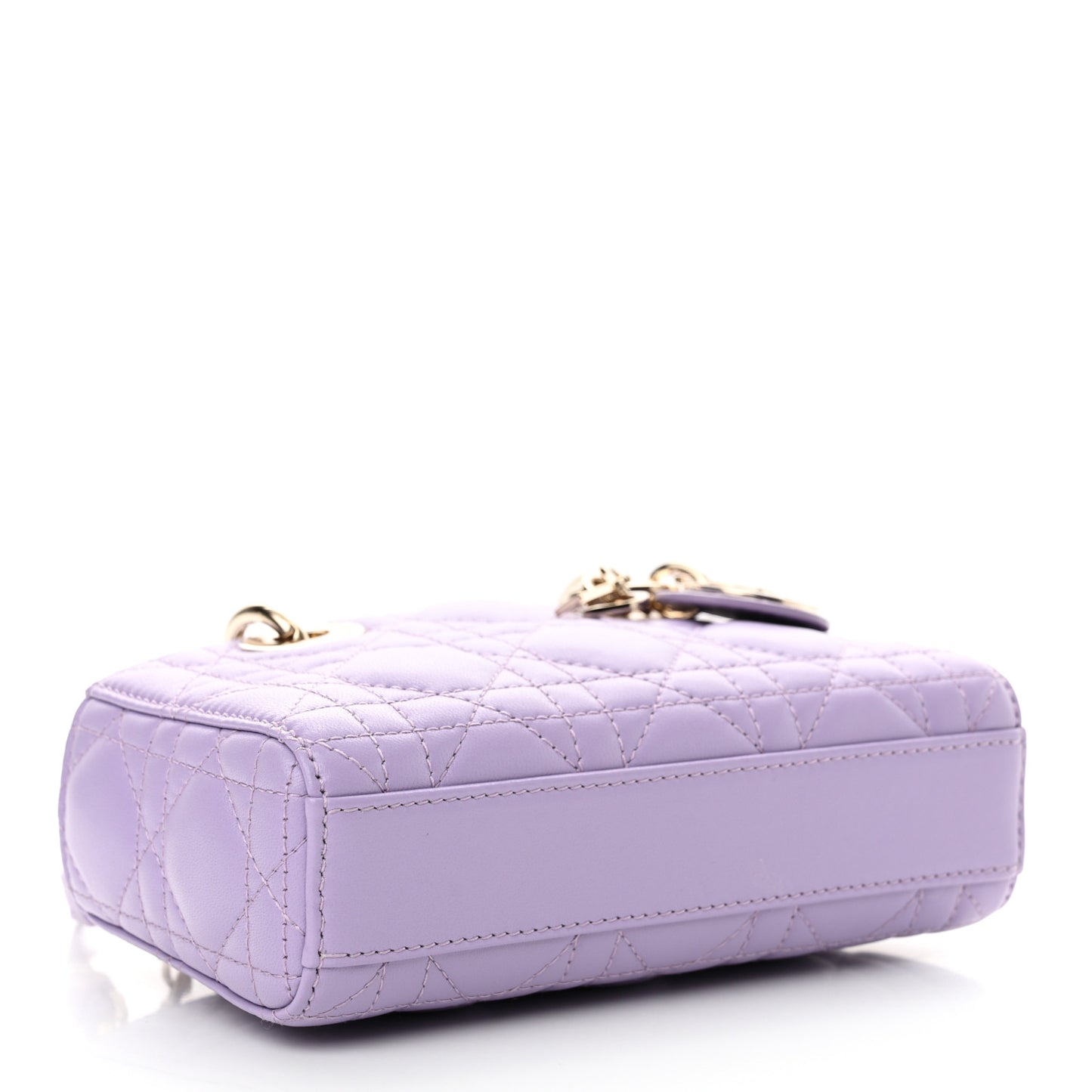 Lambskin Cannage Micro Lady D-Joy Light Purple