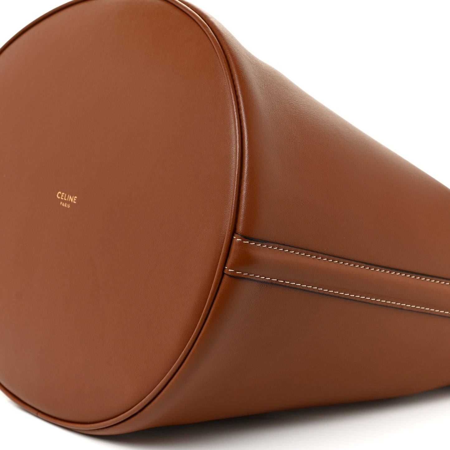 Smooth Calfskin Bucket 16 Bag Tan