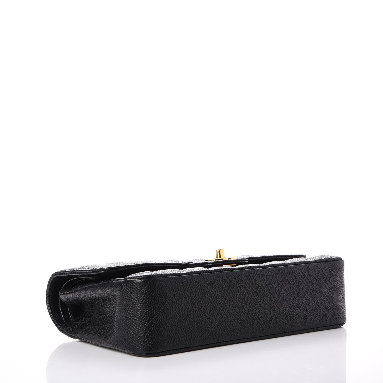 Chanel Caviar Quilted Medium Double Flap Black 14 of 28