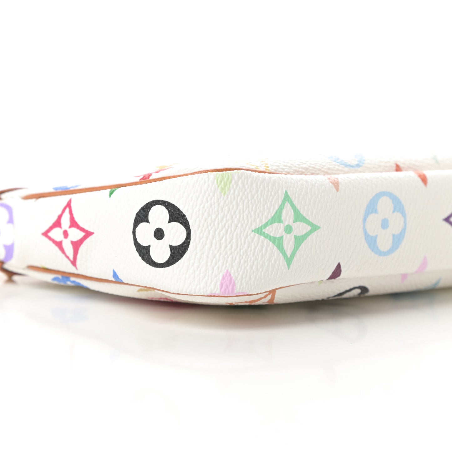 Monogram Multicolor Pochette Accessories White