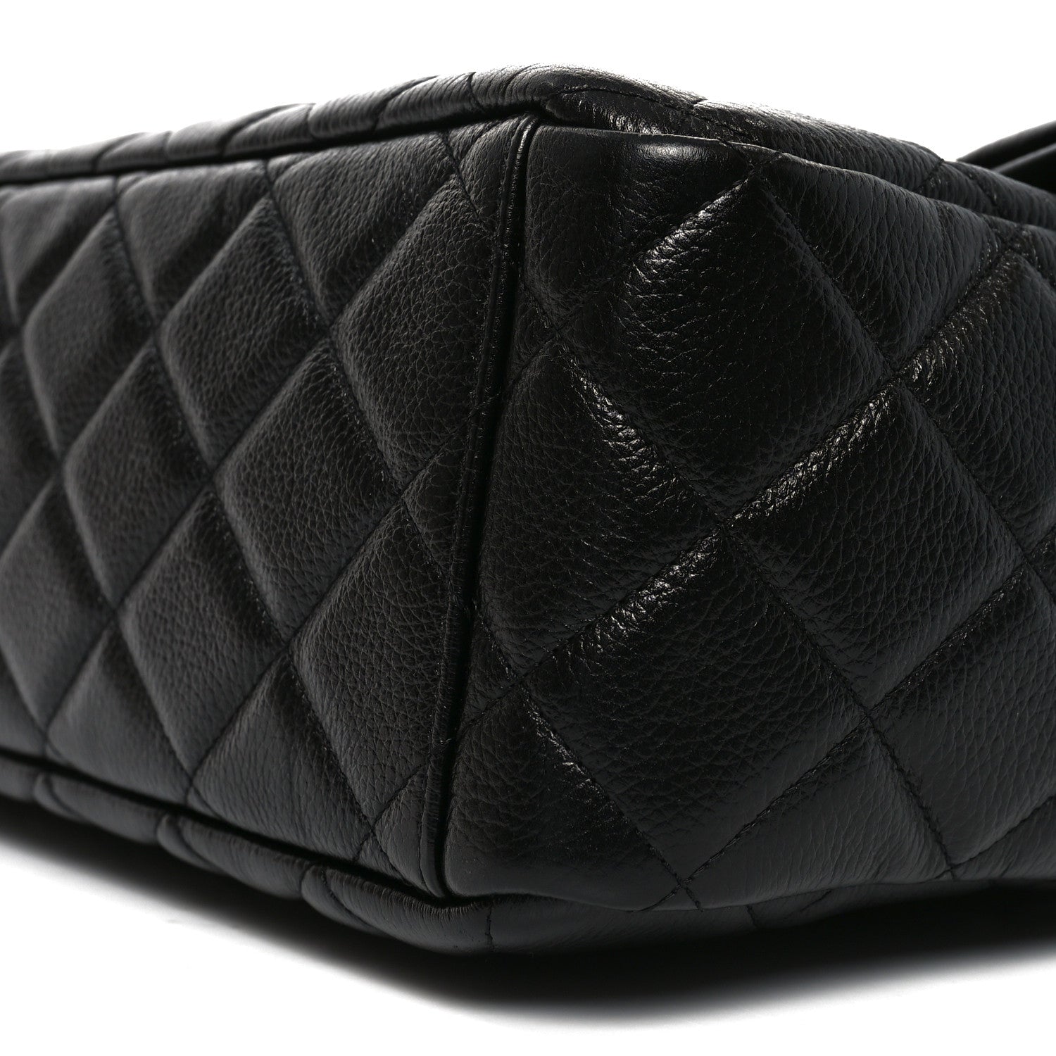 Chanel Caviar Quilted Small XXL Travel Flap Bag Black 10 of 11