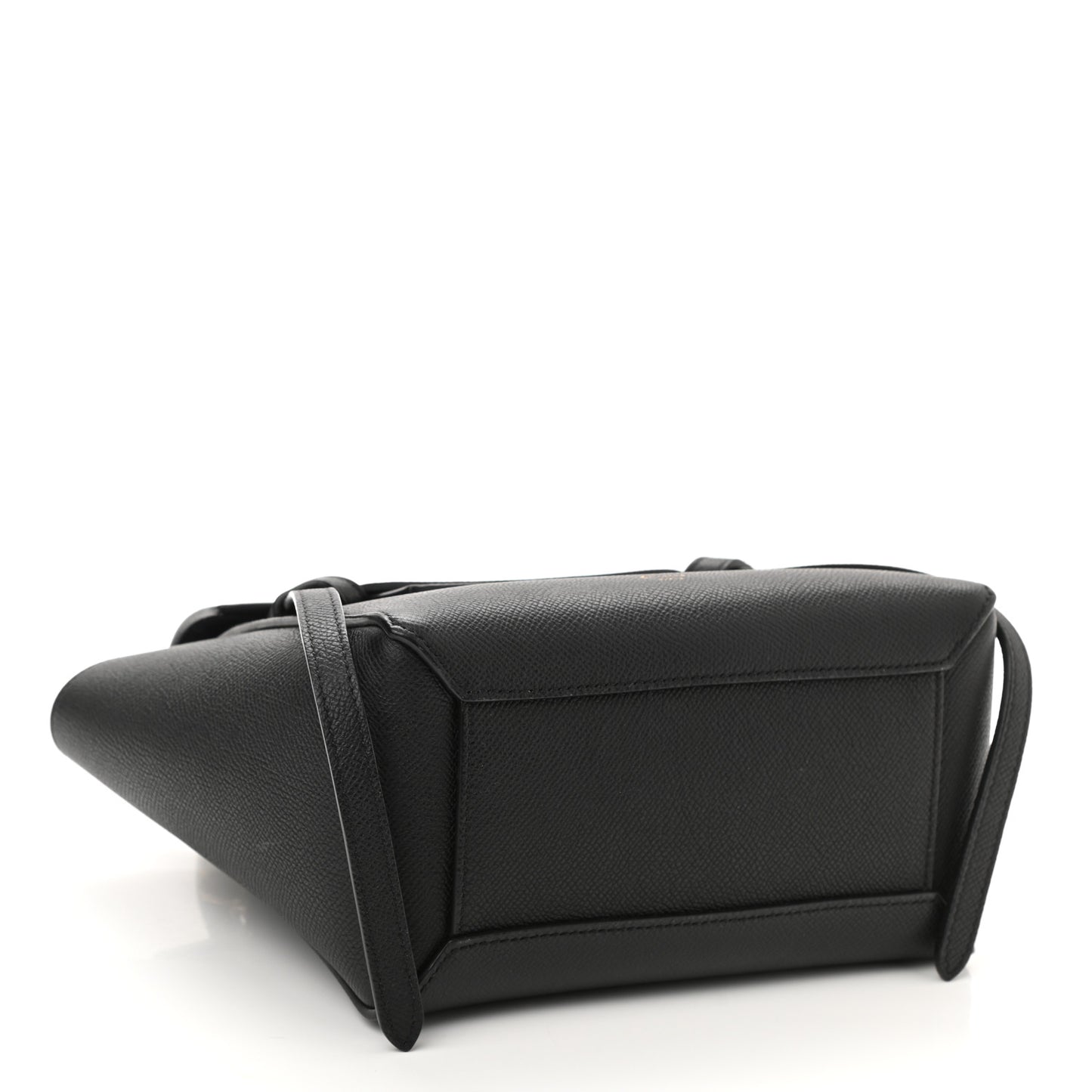 Grained Calfskin Nano Belt Bag Black