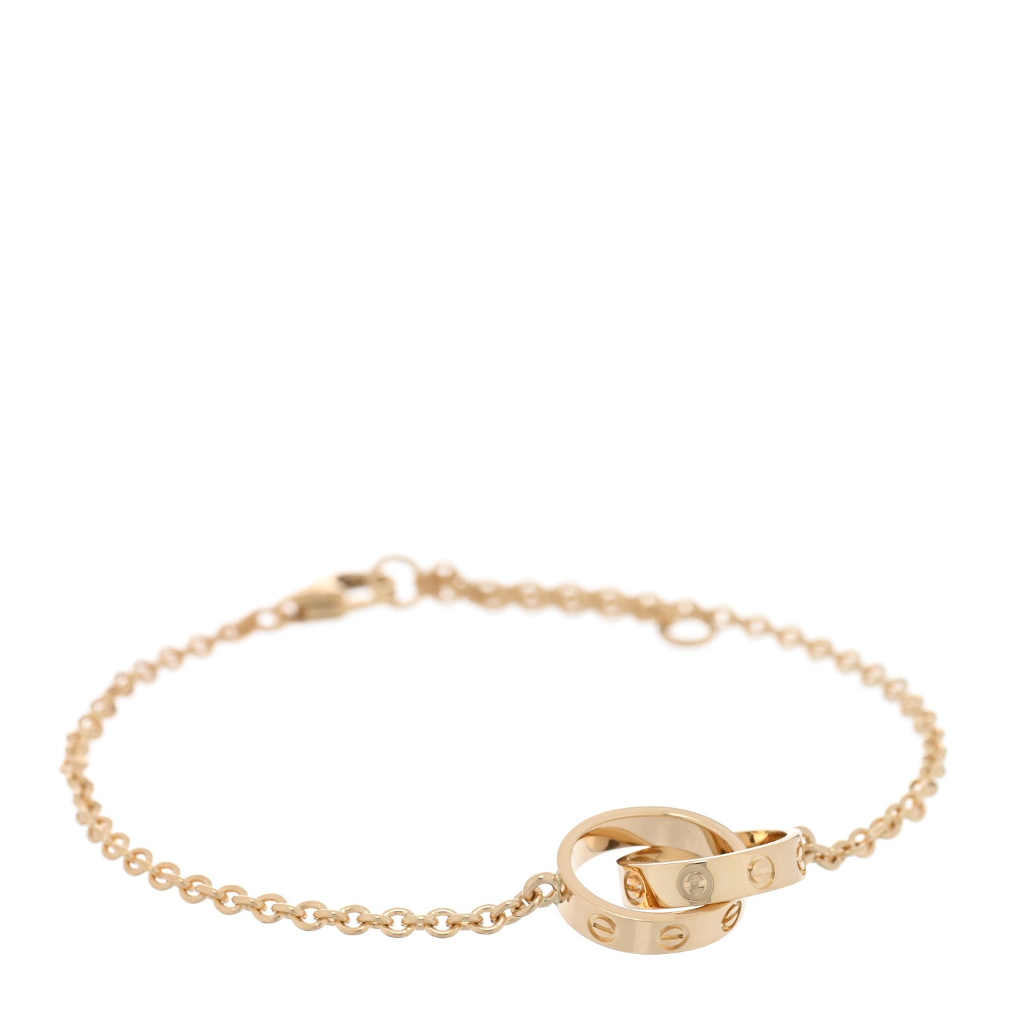 18K Yellow Gold Interlocking LOVE Bracelet