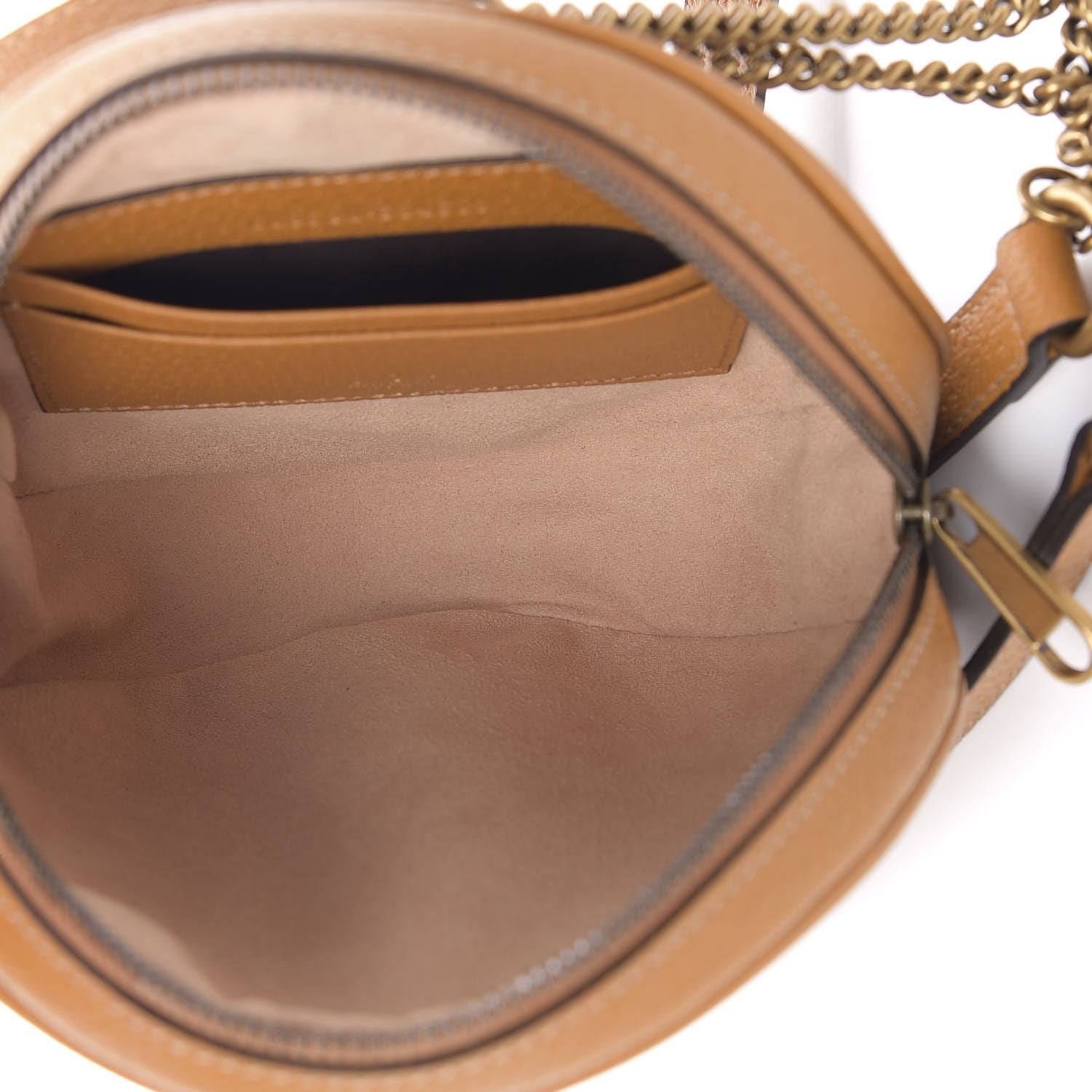 Gucci X DISNEY Mini Vintage GG Supreme Monogram Mickey Mouse Round Backpack Beige Vintage Sun Oil 4 of 10