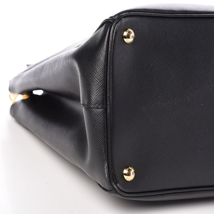 Prada Saffiano Large Galleria Double Zip Tote Black 10 of 15