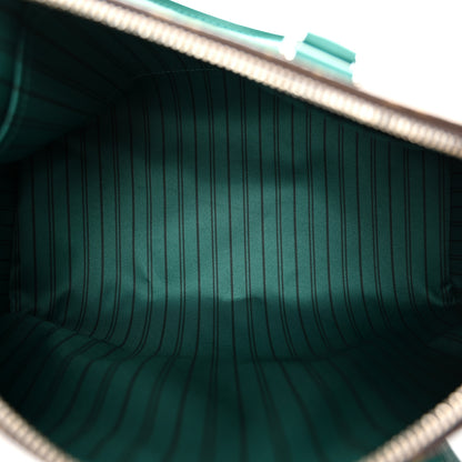 Louis Vuitton Monogram Macassar Keepall Bandouliere 35 Borneo Green 5 of 9