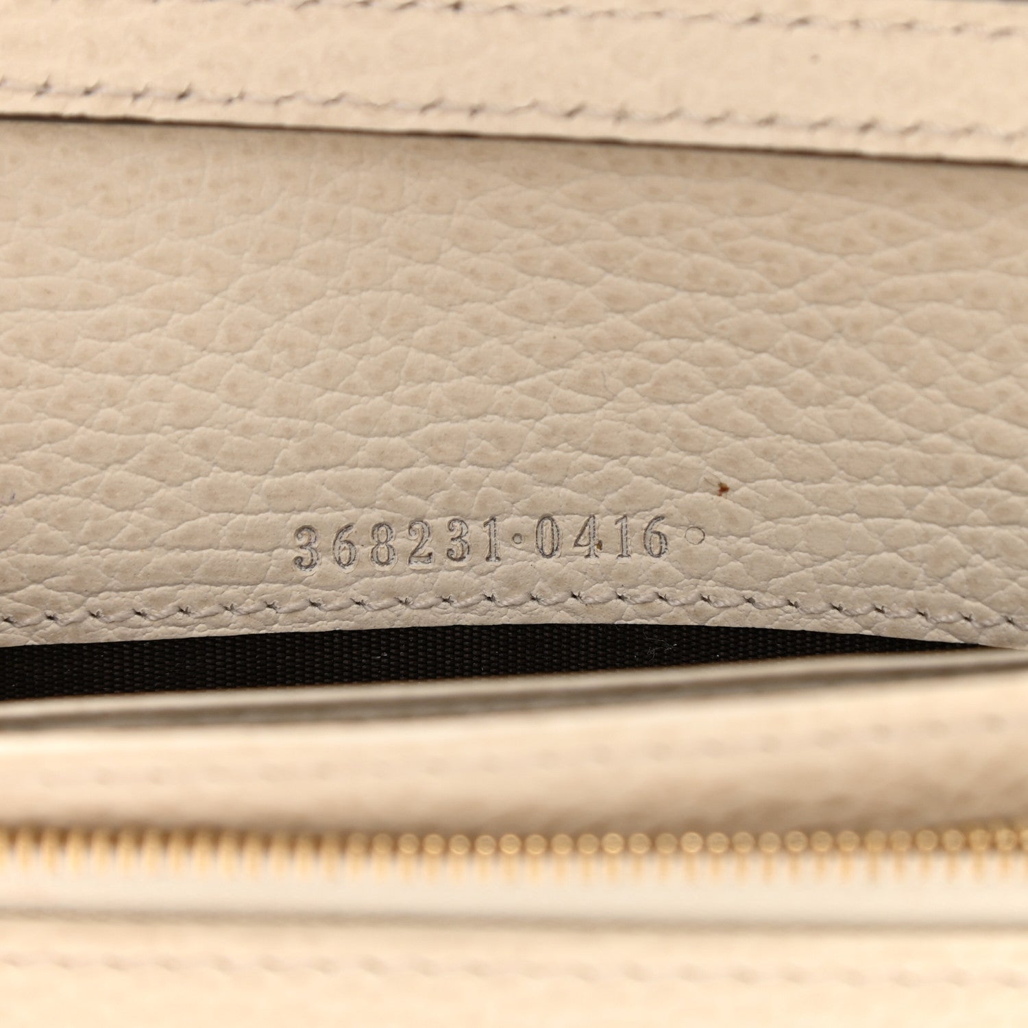 Gucci Dollar Calfskin Mini Swing Wallet Bag Mystic White 9 of 10