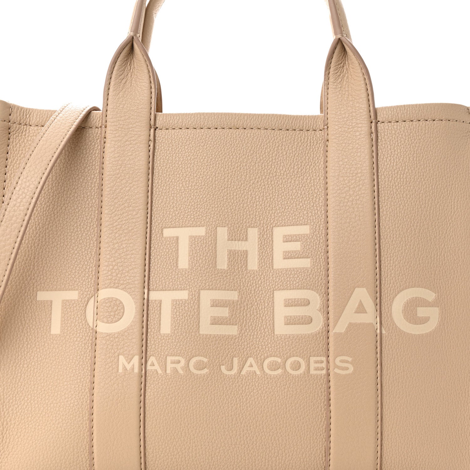 Marc Jacobs Grained Calfskin Medium The Tote Bag Twine 8 of 10
