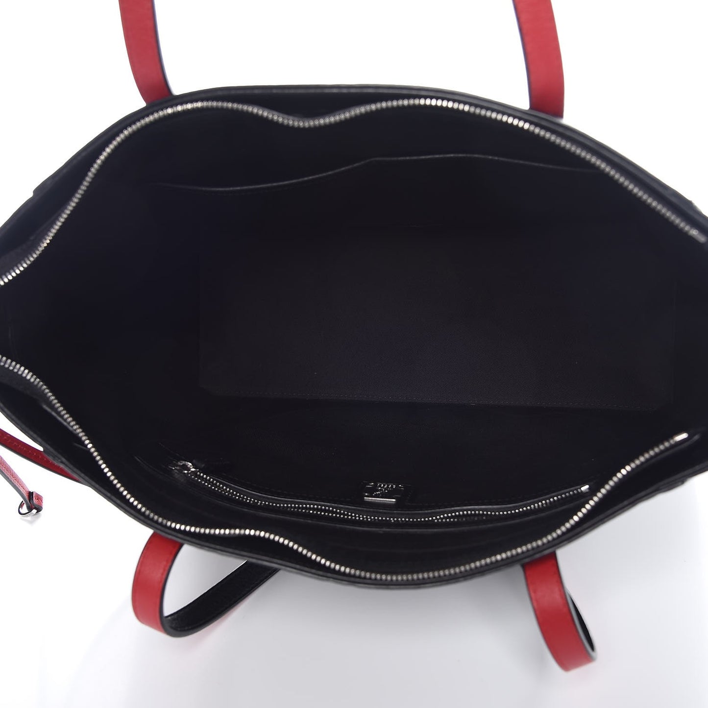 Calfskin Ottomar Monogram Medium Klara Shopper Tote Black