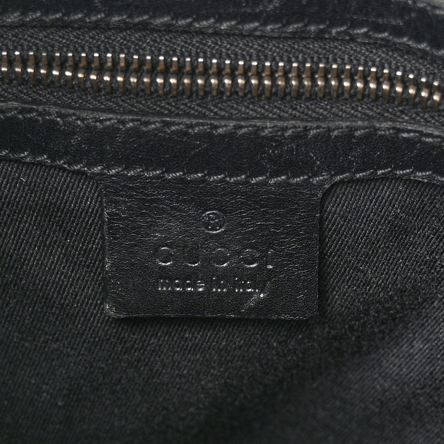 Gucci Monogram Piston Shoulder Bag Black 6 of 10