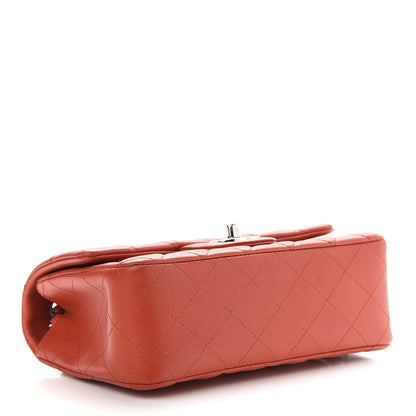 Chanel Lambskin Quilted Mini Rectangular Flap Red 3 of 8