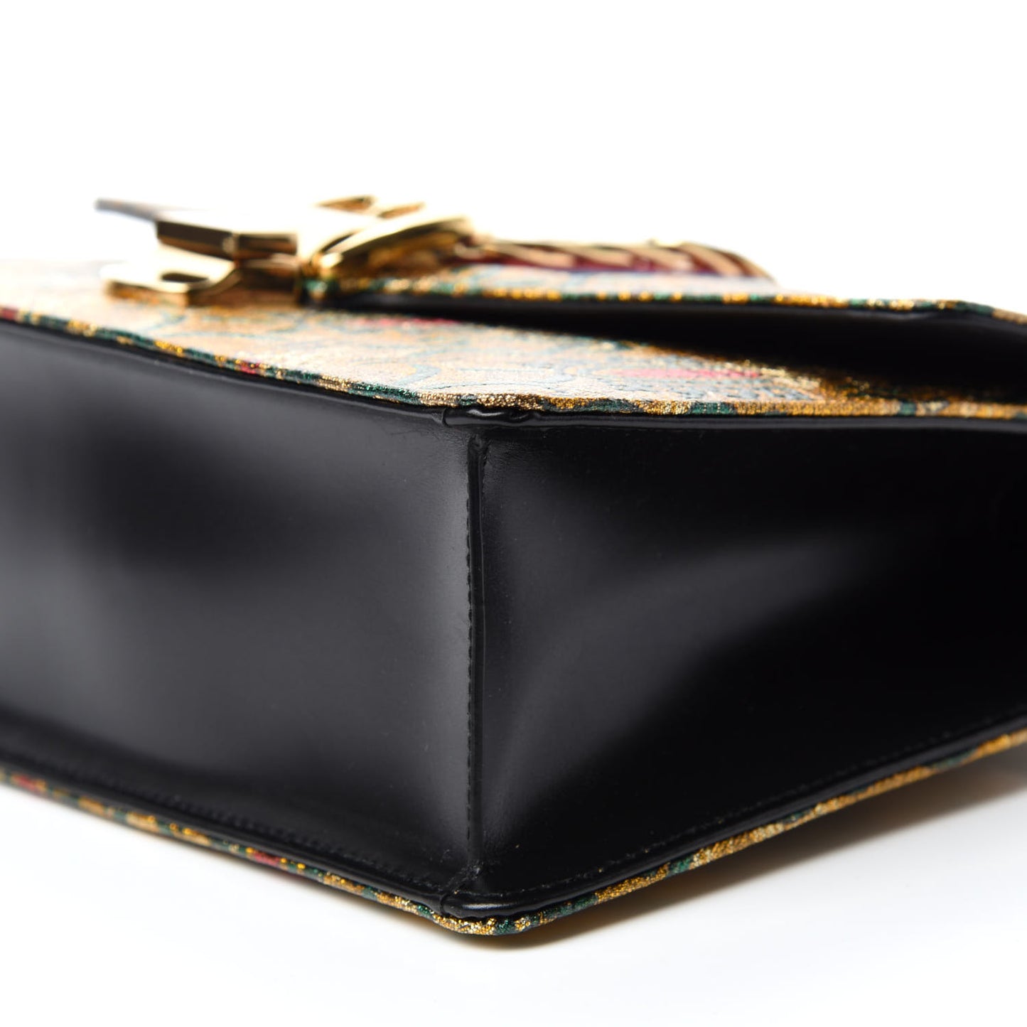 Iridescent Brocade Small Sylvie Shoulder Bag Gold