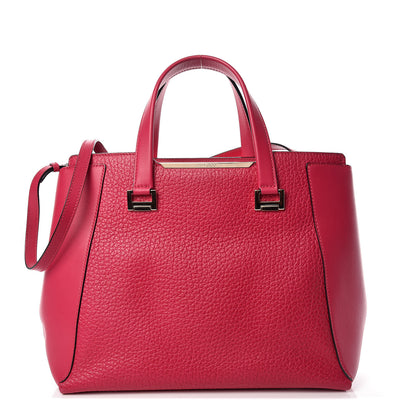 Jimmy Choo Grained Calfskin Large Alfie Tote Pink 1 of 9