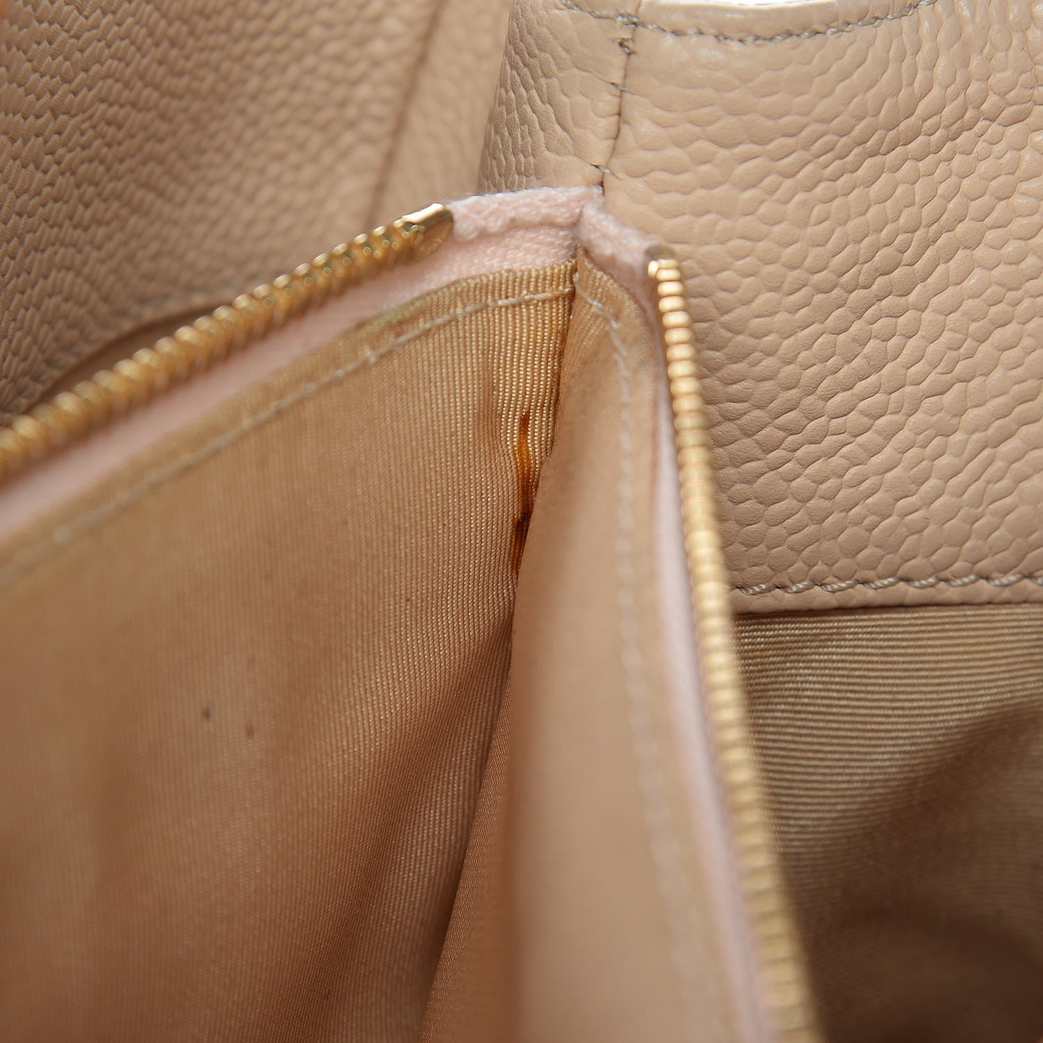 Chanel Caviar Quilted Grand Shopping Tote GST Beige Clair 18 of 20