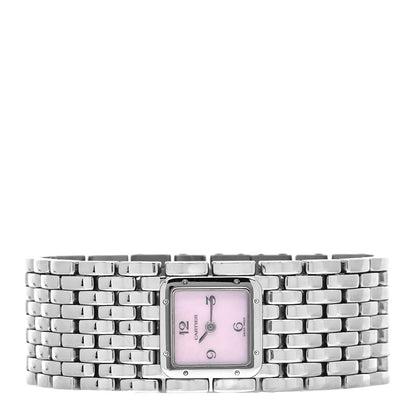 Cartier Stainless Steel Pink Mother of Pearl 21mm Panthere Ruban Quartz Watch 2 of 4