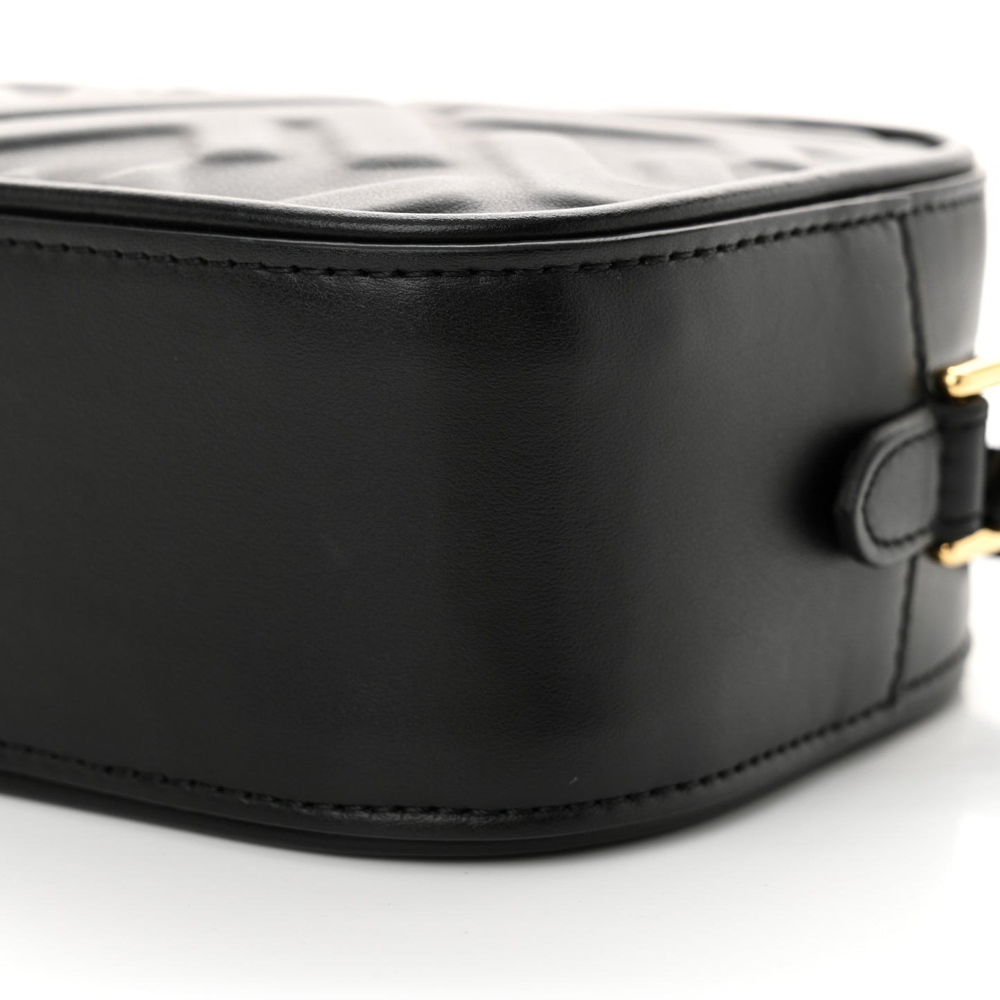 Vitello Epoque FF Embossed Camera Case Black