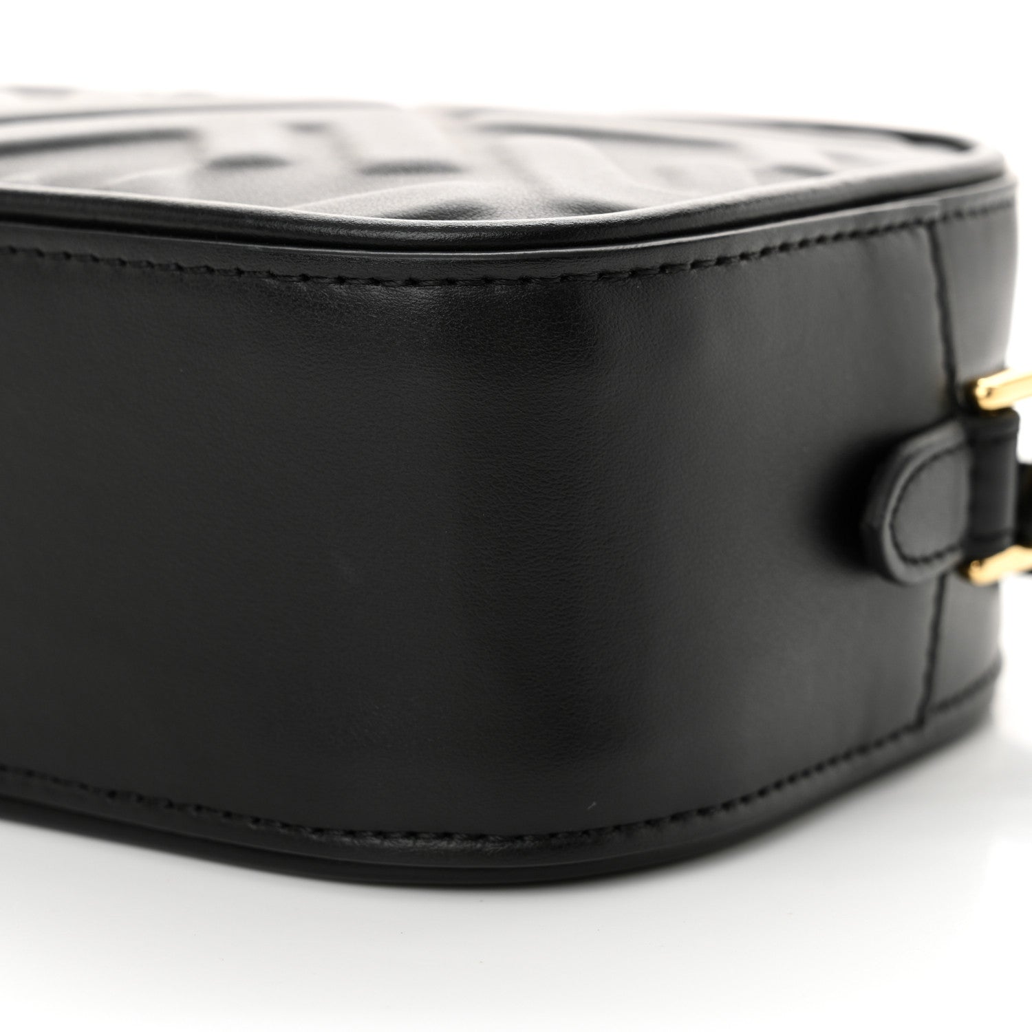 Fendi Vitello Epoque FF Embossed Camera Case Black 9 of 10