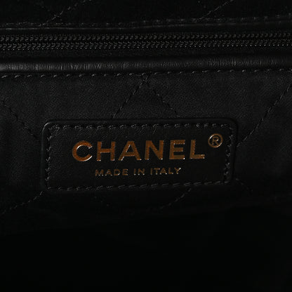 Chanel Shiny Calfskin Quilted Chanel 22 Black 6 of 10