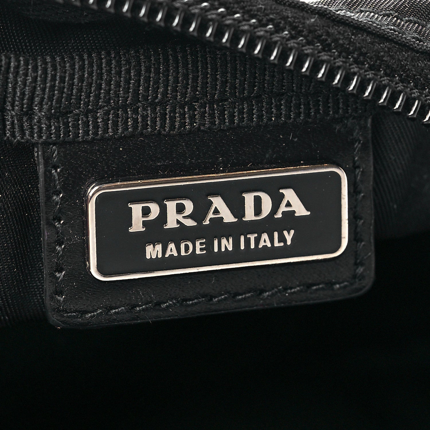 Prada Tessuto Nylon Vela Cosmetic Pouch Black 6 of 9