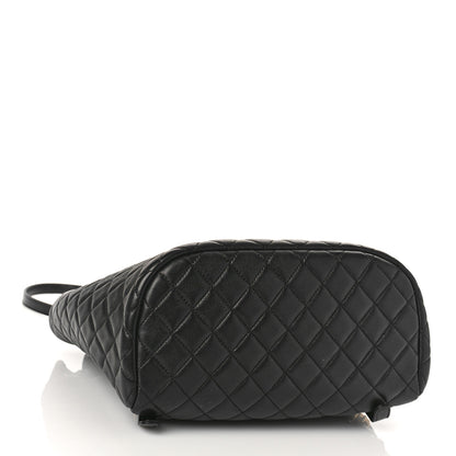 Chanel Lambskin Quilted Large Urban Spirit Backpack Black 4 of 11