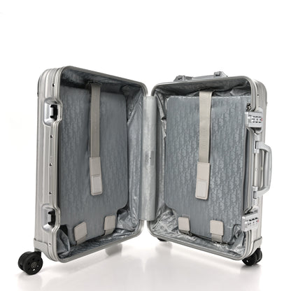 Christian Dior X RIMOWA Aluminum Gradient Carry On Luggage Blue Multi 4 of 10