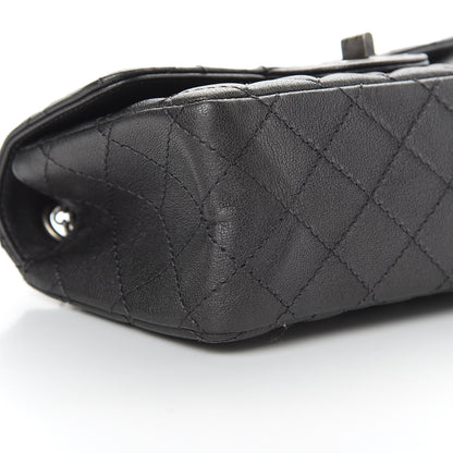 Chanel Metallic Sheepskin Quilted 2.55 Reissue Mini Flap Dark Silver 9 of 12