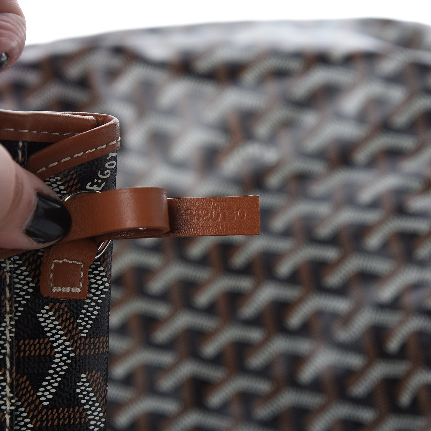 Goyardine Saint Louis GM Black Gold