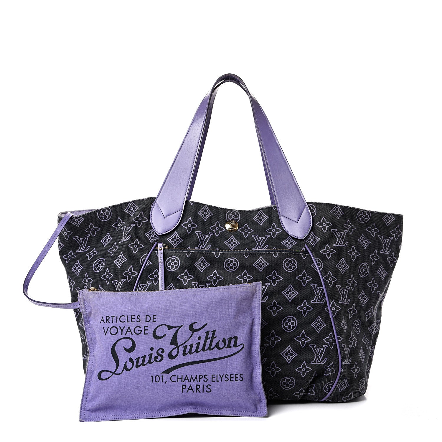Louis Vuitton Cabas Ipanema GM Navy 2 of 21