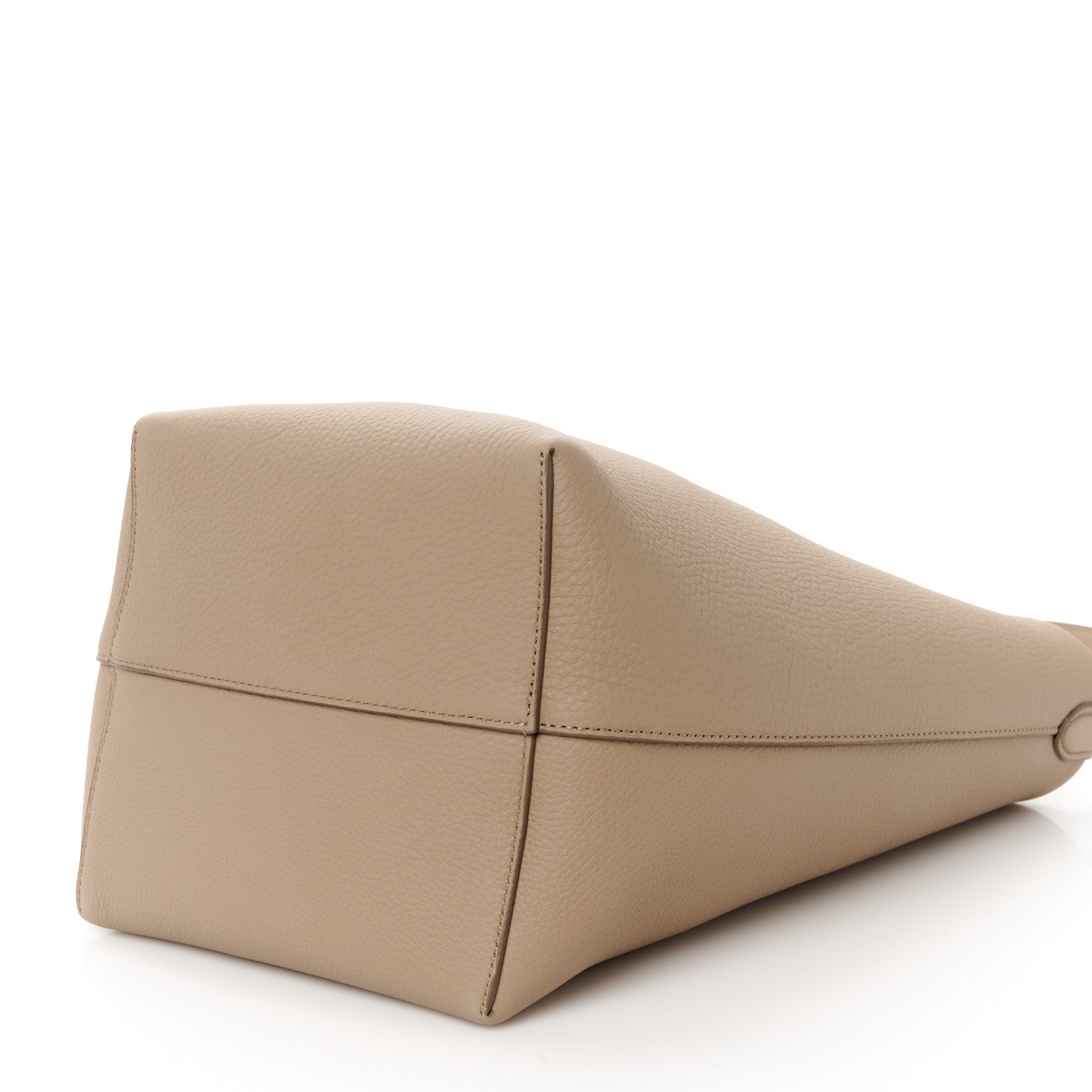 The Row Grained Calfskin Medium N/S Park Tote Dark Taupe 9 of 9
