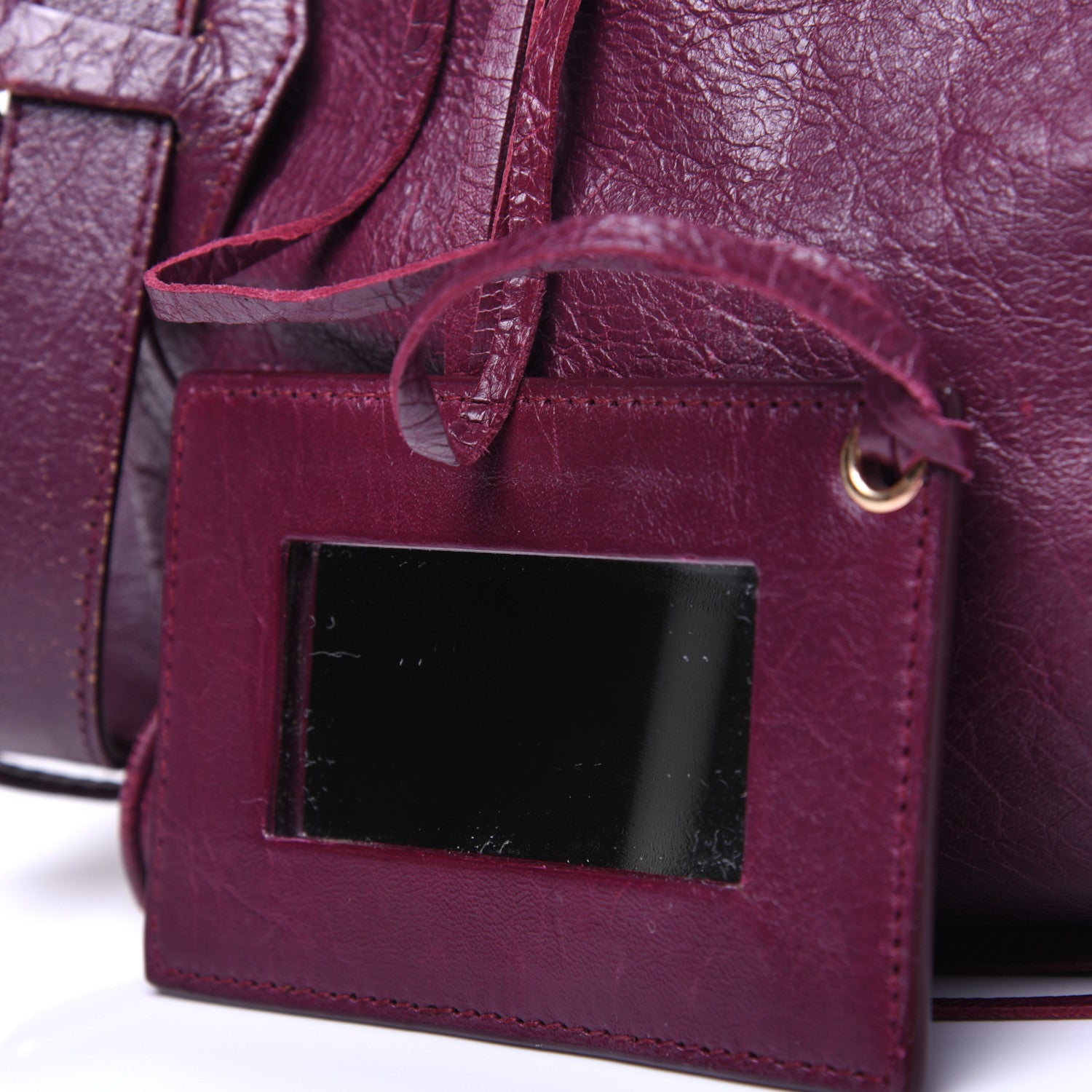 Balenciaga Lambskin Classic Gold Hardware Velo Violet Prune 9 of 17