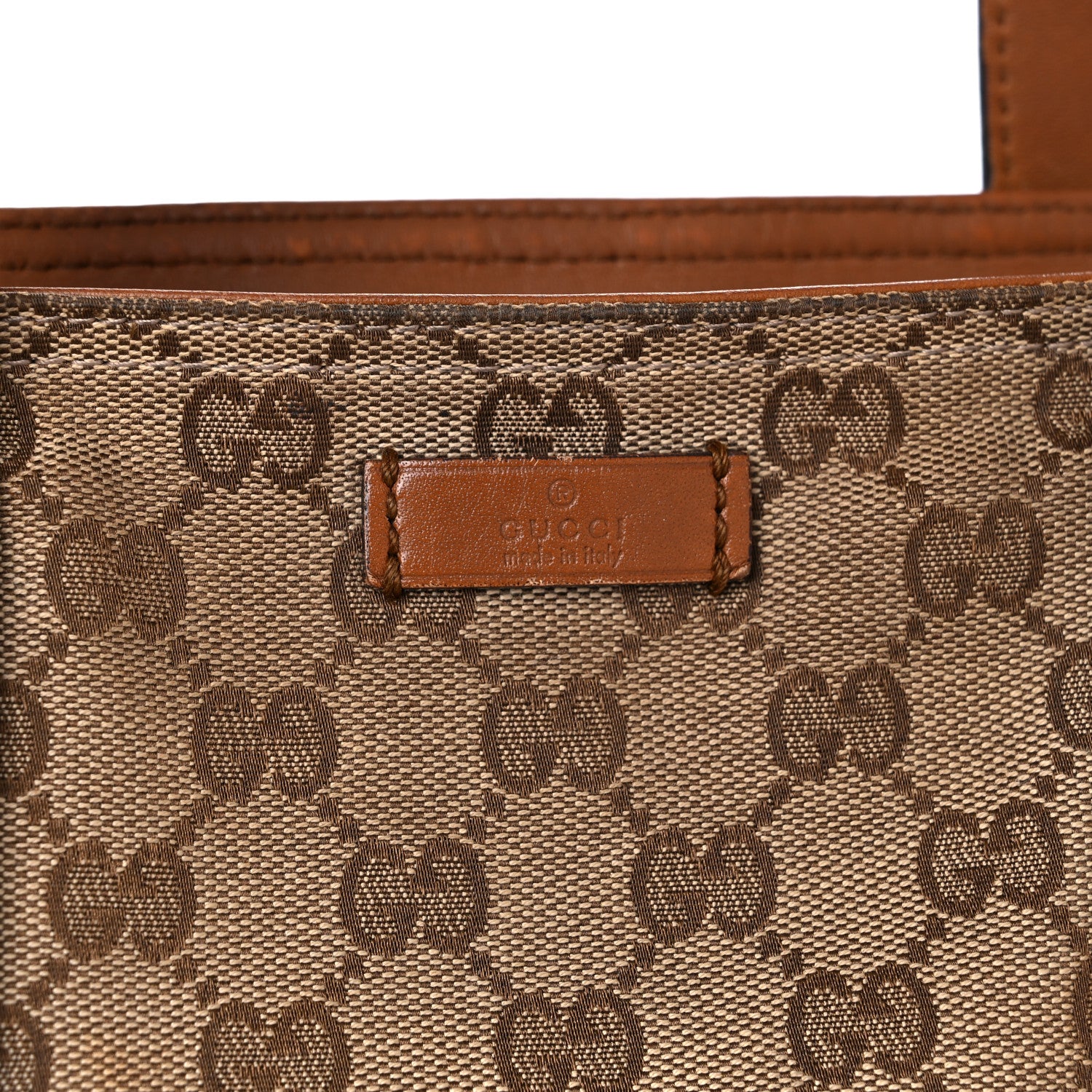 Gucci Monogram Large Original Tote Tan 7 of 14