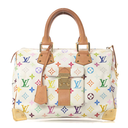 Louis Vuitton Monogram Multicolor Speedy 30 White 1 of 15