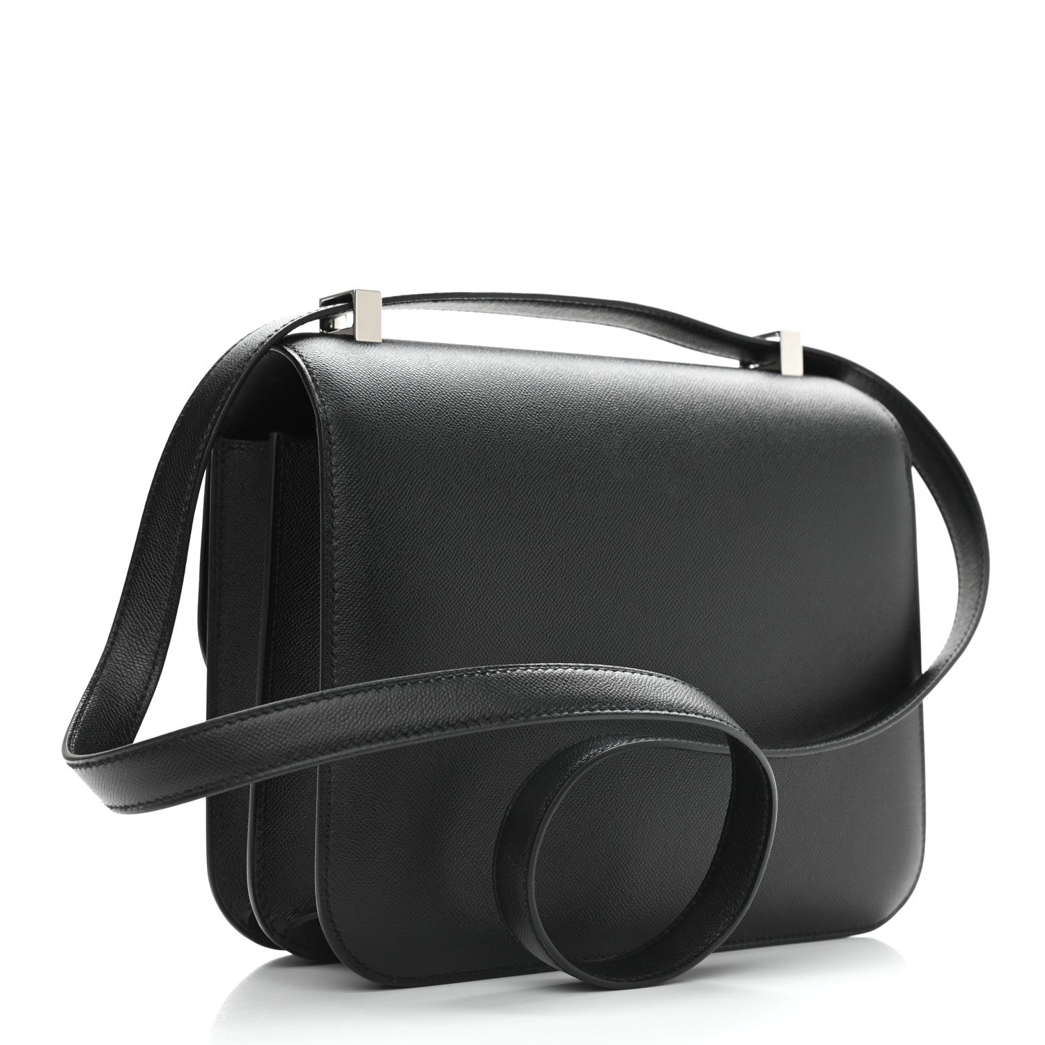 Hermes Madame Calfskin Lizard Constance 24 Black Ombre 3 of 9