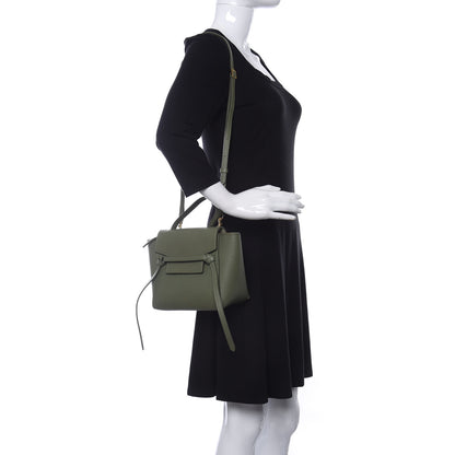 Celine Grained Calfskin Nano Belt Bag Light Khaki 2 of 11