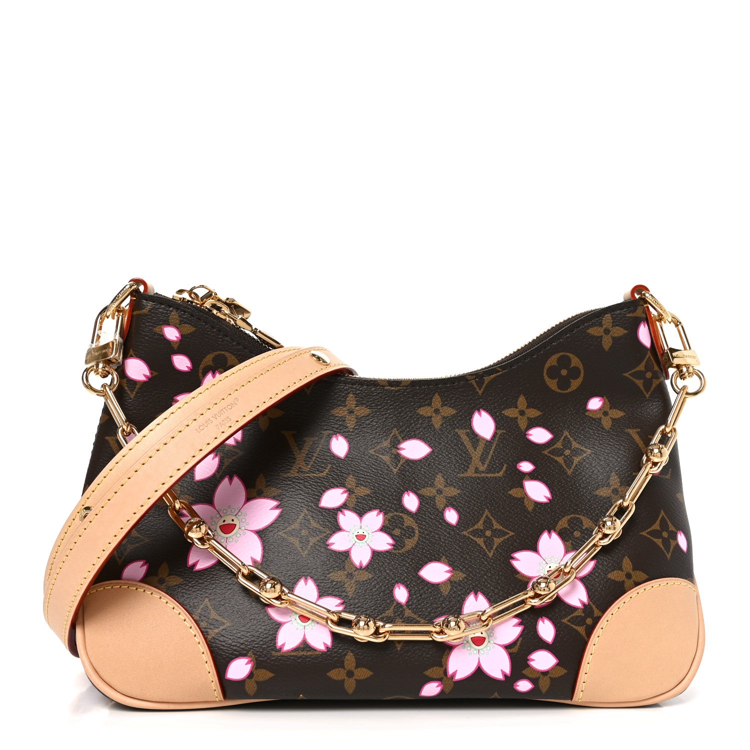 Louis Vuitton LV x TM Monogram Chery Blossom Boulogne Sakura Brown